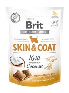 BRIT CARE DOG FUNCTIONAL SNACK SKIN&amp;COAT KRILL 150g