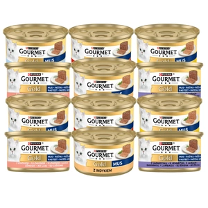 Purina Gourmet Gold uzpūtenis ar lasi 85g