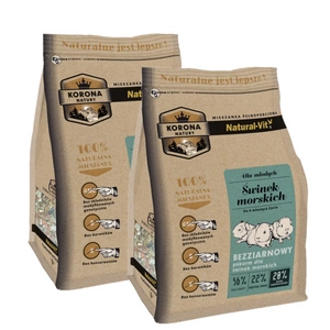 KORONA NATURY Natural-Vit barība jūrascūciņām junior 750g