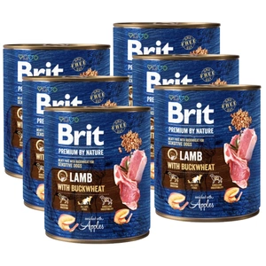 BRIT Premium by Nature jēra gaļa ar BUCKWHEAT 800g