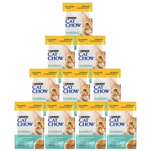 CAT CHOW Hairball Vistas gaļa un zaļās pupiņas ar mērci 85g