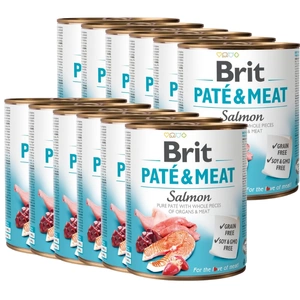 BRIT PATE & MEAT SALMON 800g