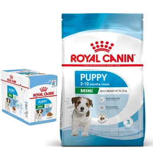ROYAL CANIN Mini Puppy 8kg sausā barība kucēniem no 2 līdz 10 mēnešiem, mazām šķirnēm