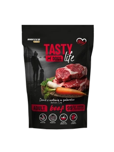 Tasty Dogs Life liellopa gaļas želejas ēdiens 500g