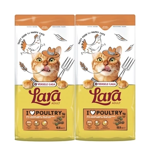 VERSELE-LAGA Lara Adult Turkey & Chicken 12,5kg - Pieaugušo kaķu barība ar tītaru un vistas gaļu