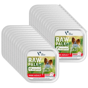 Vetexpert RAW PALEO PATE MINI pieaugušo liellopu gaļas 150g - liellopu gaļas paplāte