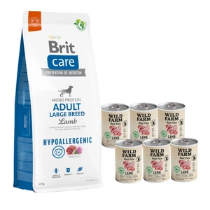 BRIT CARE Dog Hypoallergenic Adult Large Breed Lamb 12kg