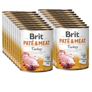 BRIT PATE & MEAT TURĶIJA 800g