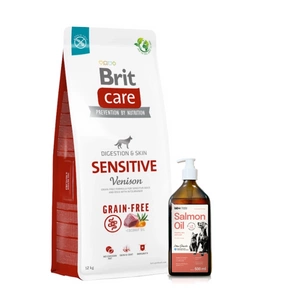 BRIT CARE Sensitive Venison bez graudiem 12kg