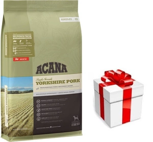 ACANA SINGLES Yorkshire Pork 11,4kg + suņu zīmogs