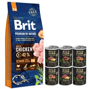 BRIT Premium By Nature Senior S+M 15kg