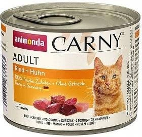 ANIMONDA Cat Carny Adult garša: liellopa un vistas 200g x12