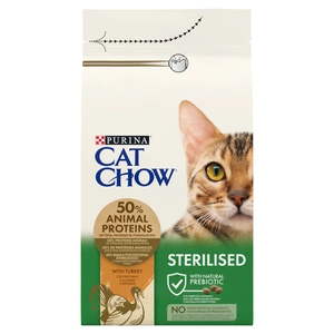 PURINA Cat Chow sterilizēts barība ar tītaru 1,5kg