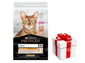 PRO PLAN Adult Derma Care sausā kaķu barība ar laša piedevu 10kg