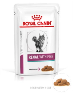 ROYAL CANIN Renal ar zivīm 12x85g