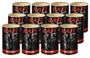 Rafi Classic Liellopu gaļa mērcē 12x1240g