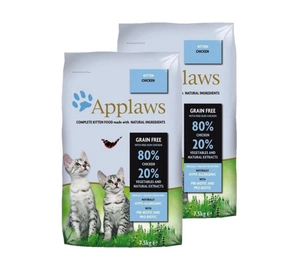 Applaws Kitten Kitten Chicken sausā kaķu barība 2x7,5kg
