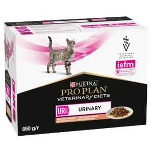 PURINA Veterinary PVD UR Urinary Cat 10x85g maisiņš - laši