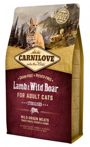 CARNILOVE Cat Lamb & Wild Boar Sterilizēts 2kg