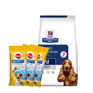 HILL'S PD Prescription Diet Canine z/d Jutīgums pret pārtiku 10kg