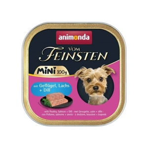 ANIMONDA Vom Feinsten mini adult  mājputni/lasis/dilles 100 g