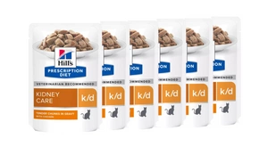 HILL'S PD Prescription Diet k/d Feline with Chicken ar vistas gaļu 6x85g