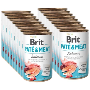 BRIT PATE & MEAT SALMON 400g