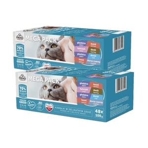 Frendi paciņas kaķiem zivju garšas mērcē 48x100g