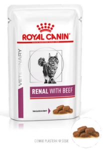 ROYAL CANIN ROYAL CANIN Renal ar liellopu gaļu 12x85g paciņas