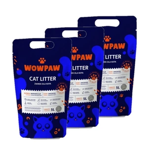 WOW PAW Bentonīta pakaišu pakaišs - bez smaržas kaķiem 5l