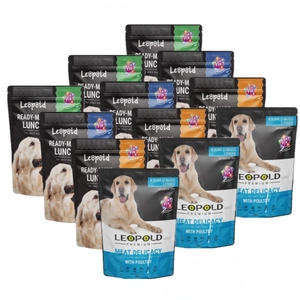 Leopold Premium ar mājputnu gaļu 500g - 65% gaļas - sunim