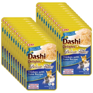 INABA Dashi Delights Delicate Flakes Chicken with Tuna Recipe 40g