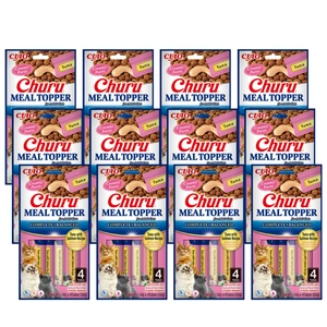 INABA Kaķu barības piedeva tuncis ar lasi 4x14 (56g)