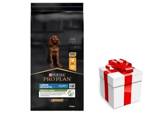Purina Pro Plan Large Puppy Athletic Optistart, vistas gaļa ar rīsiem 12kg + suņu barība