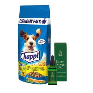 CHAPPI 13,5kg - sausā barība su mājputniem un dārzeņiem