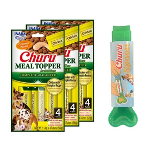 INABA Suņu barība su ķirbjiem un vistas gaļa 4x14 (56g)