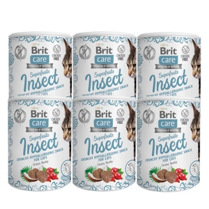 BRIT CARE Cat Snack Superfruits Insect Hypoallergenic 100g