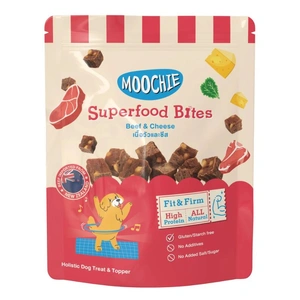 MOOCHIE Superfood Bites Beef & Cheese 40g suņu gardumi