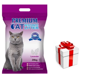 Premium Cat Clumping Bentonite Litter - dabīgs kaķiem 5L