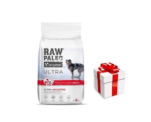 Vetexpert RAW PALEO ULTRA BEEF ADULT MEDIUM/LARGE 2KG