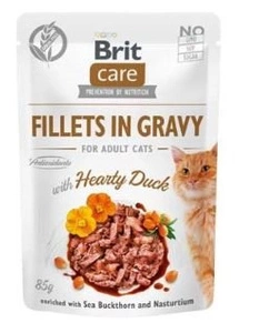 BRIT CARE Cat Pufs Fileja mērcē ar sātīgu pīli 85g