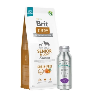 BRIT CARE Dog Grain-free Senior & Light Salmon 12kg