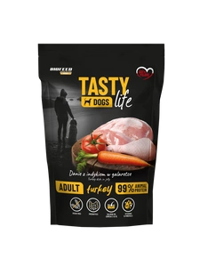 Tasty Dogs Life tītara želejas trauciņš 500g