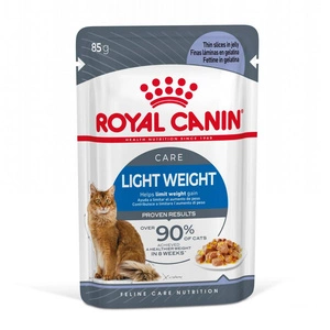 ROYAL CANIN Light Weight Care12x85g mitrās želejas barība pieaugušiem kaķiem ar tieksmi uz lieko svaru
