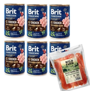 Brit Premium by Nature vistas gaļa ar vistas sirsniņām 400g