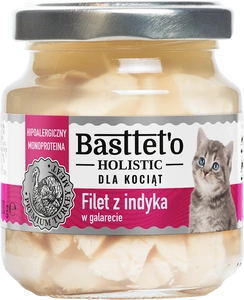 Basttet'o Holistic tītara fileja galetē kaķēniem 130g