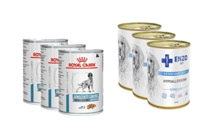 ROYAL CANIN Sensitivity Control SC 21 Chicken&amp;Rice 3x420g kārba + ENZO VET Hipoalerģiska diēta suņiem ar tītaru 3x400g