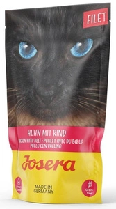 JOSERA Vistas fileja ar liellopu gaļu 70g + pārsteigums kaķim