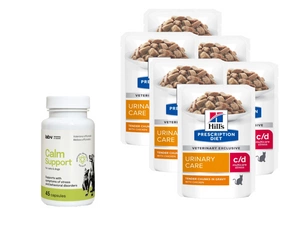 HILL'S PD Prescription Diet Feline c/d Urinary Stress Chicken 85g maisiņš
