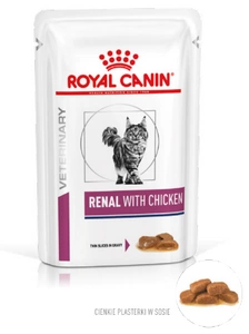 ROYAL CANIN Renal ar vistas gaļu 12x85g paciņas